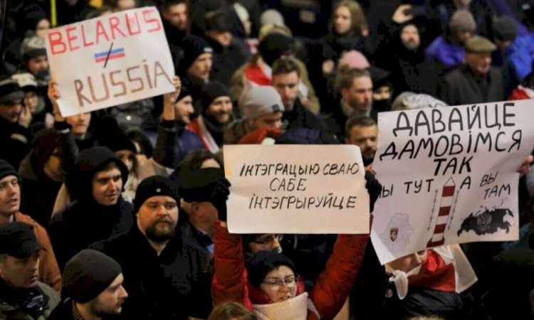 Action on defense of independence, Minsk, Belarus, Dec 20, 2019
